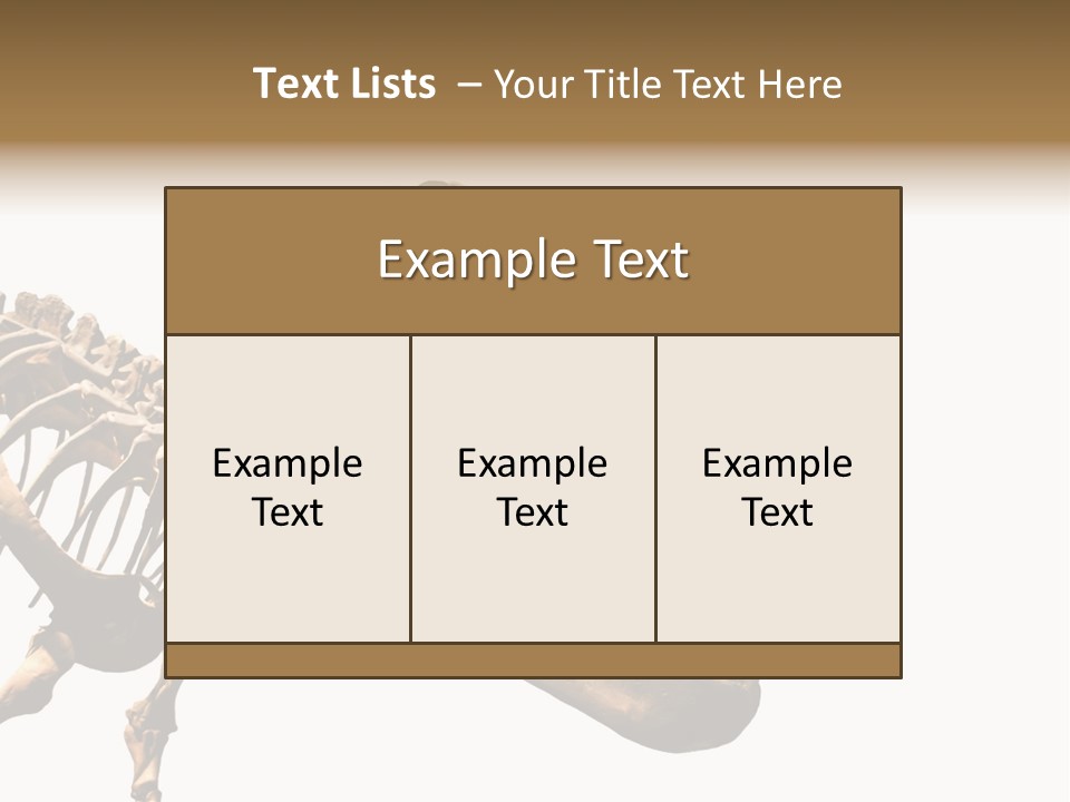Red Museum Stone PowerPoint Template