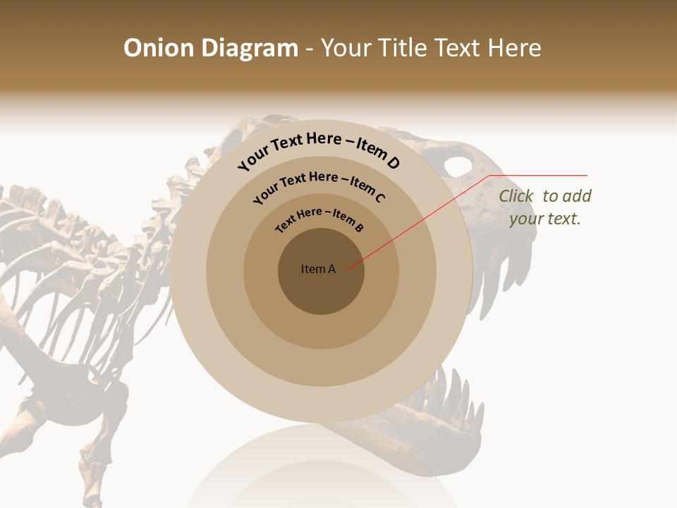 Red Museum Stone PowerPoint Template