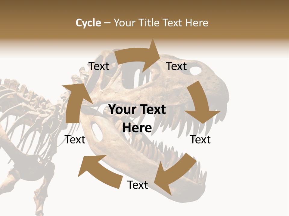 Red Museum Stone PowerPoint Template