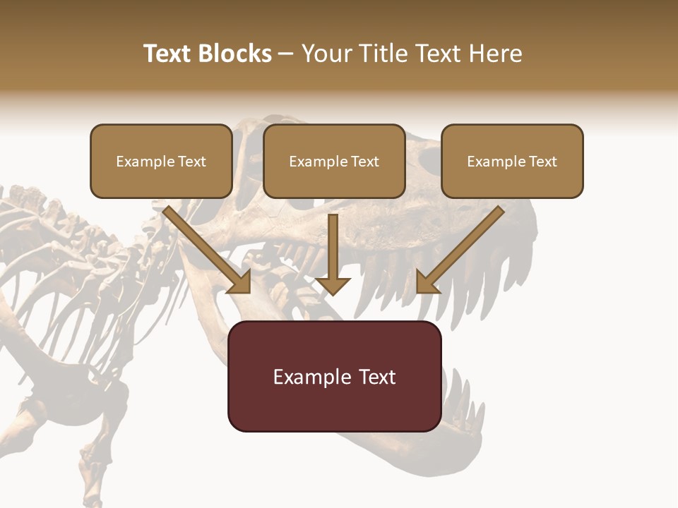 Red Museum Stone PowerPoint Template