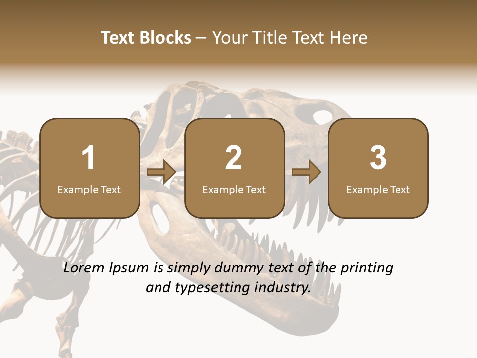 Red Museum Stone PowerPoint Template