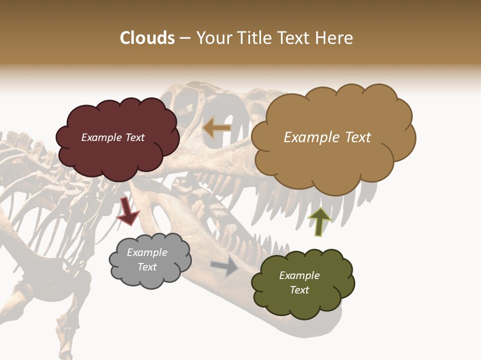 Red Museum Stone PowerPoint Template