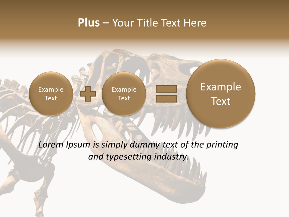 Red Museum Stone PowerPoint Template