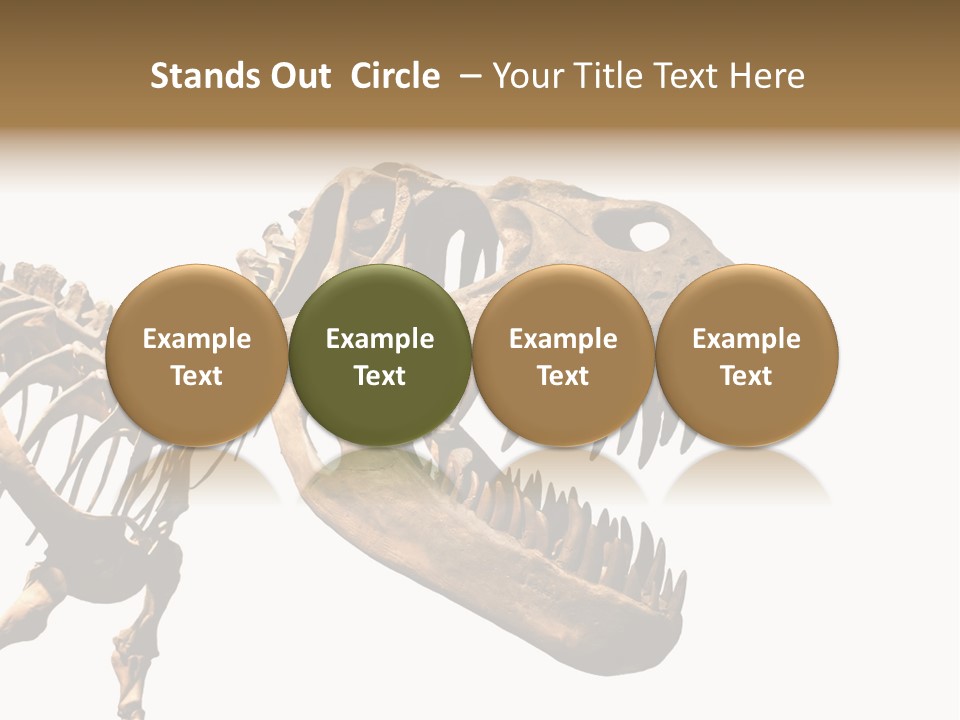 Red Museum Stone PowerPoint Template