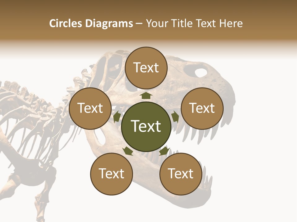Red Museum Stone PowerPoint Template