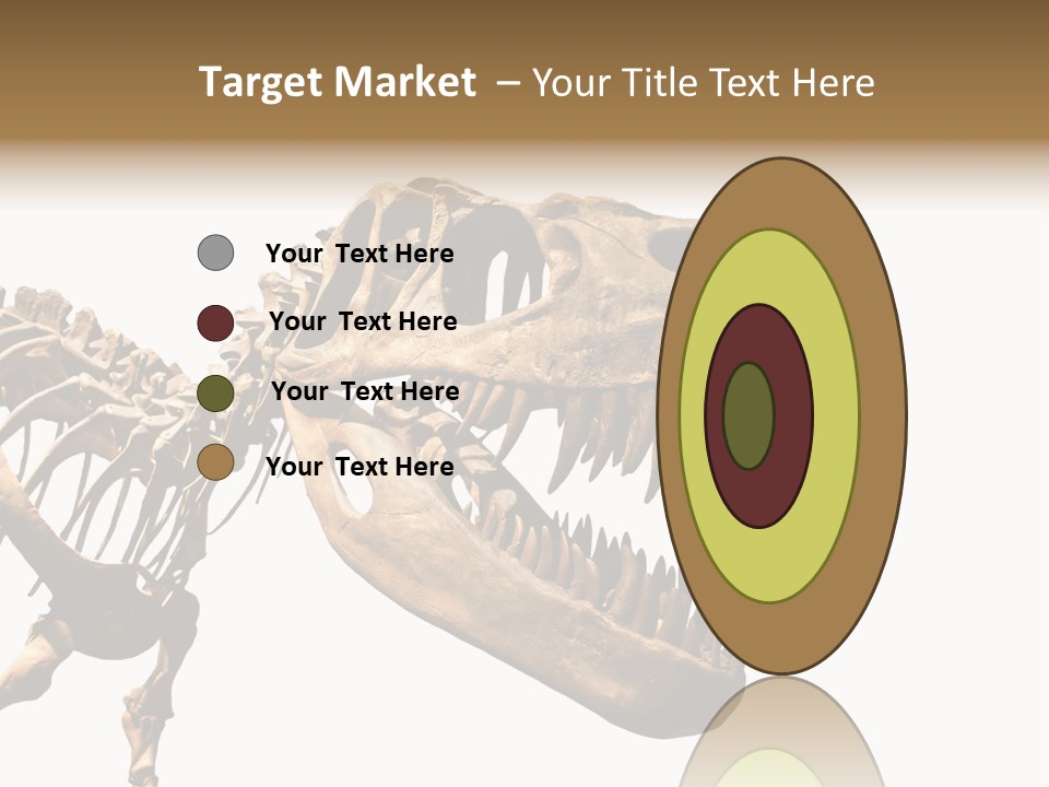 Red Museum Stone PowerPoint Template