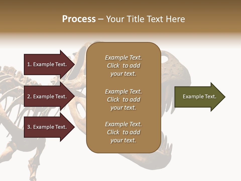 Red Museum Stone PowerPoint Template