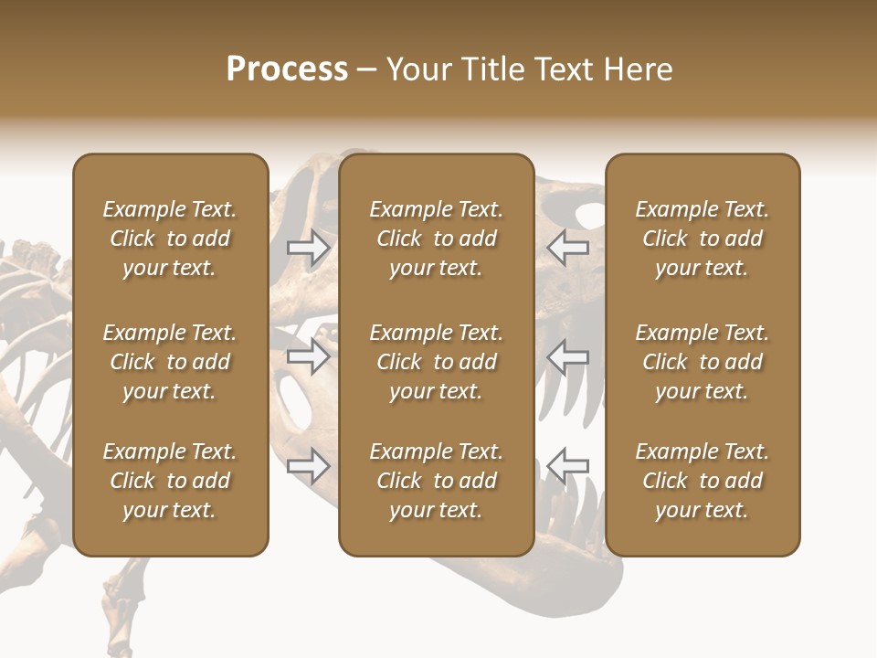 Red Museum Stone PowerPoint Template