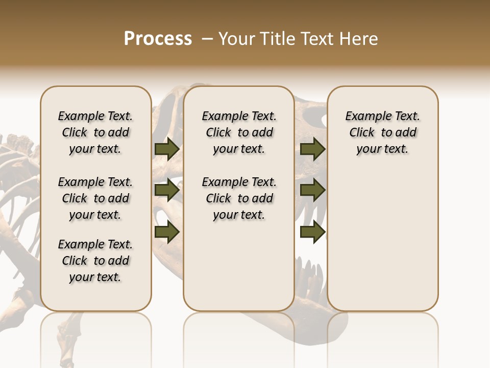 Red Museum Stone PowerPoint Template