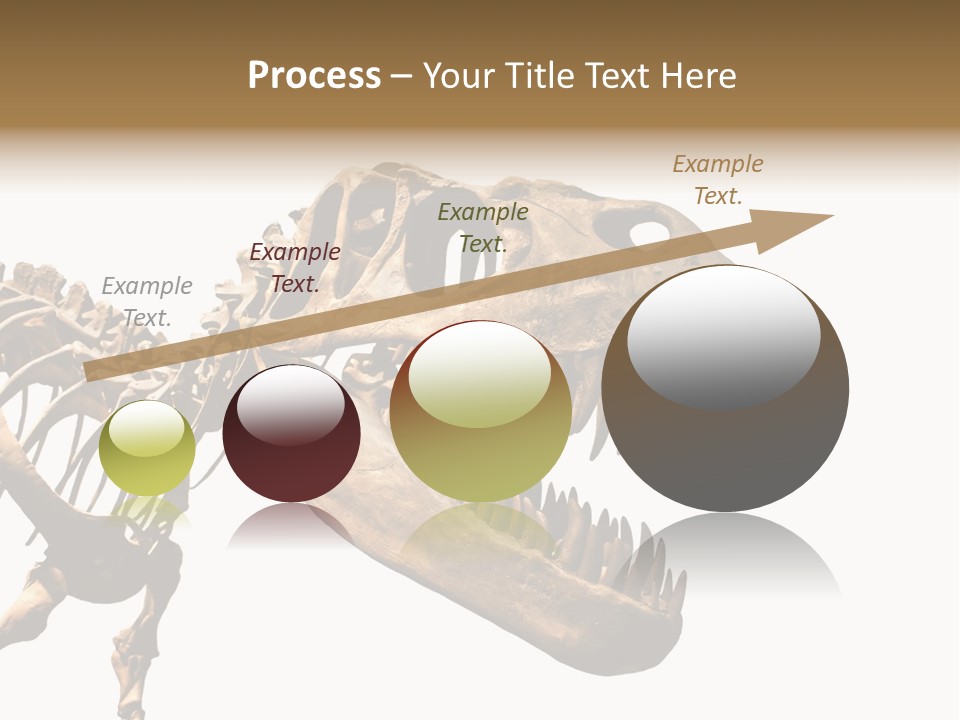 Red Museum Stone PowerPoint Template