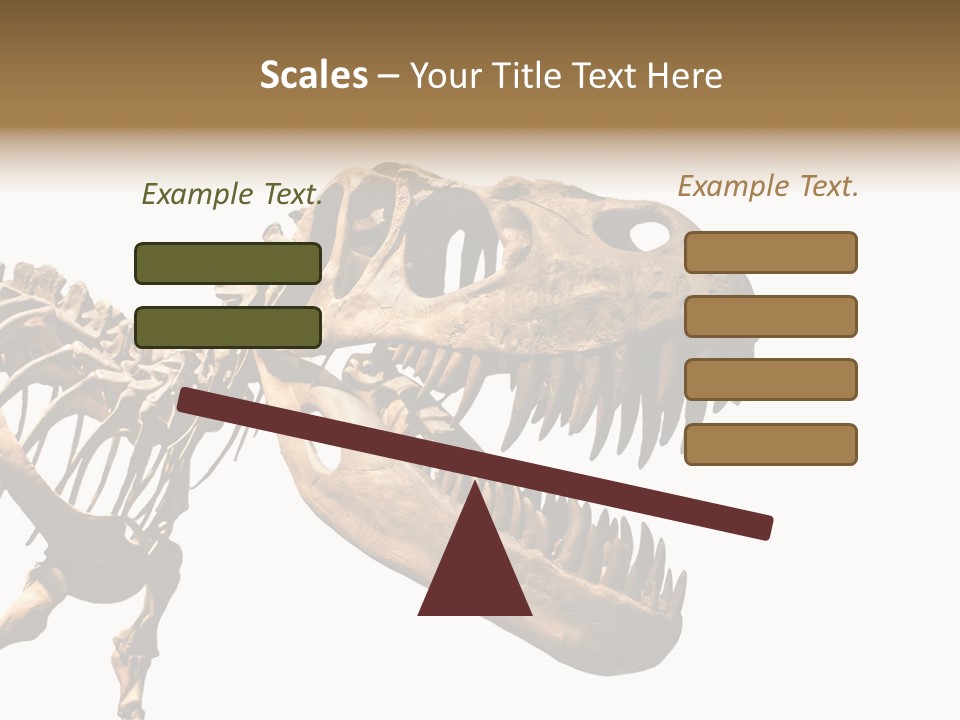 Red Museum Stone PowerPoint Template