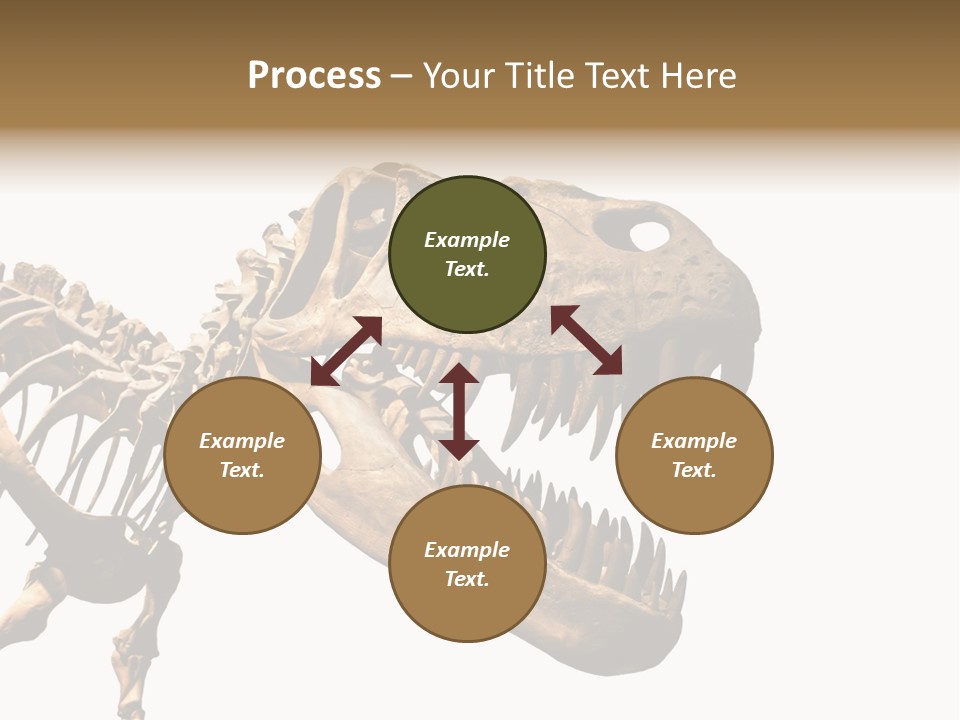 Red Museum Stone PowerPoint Template