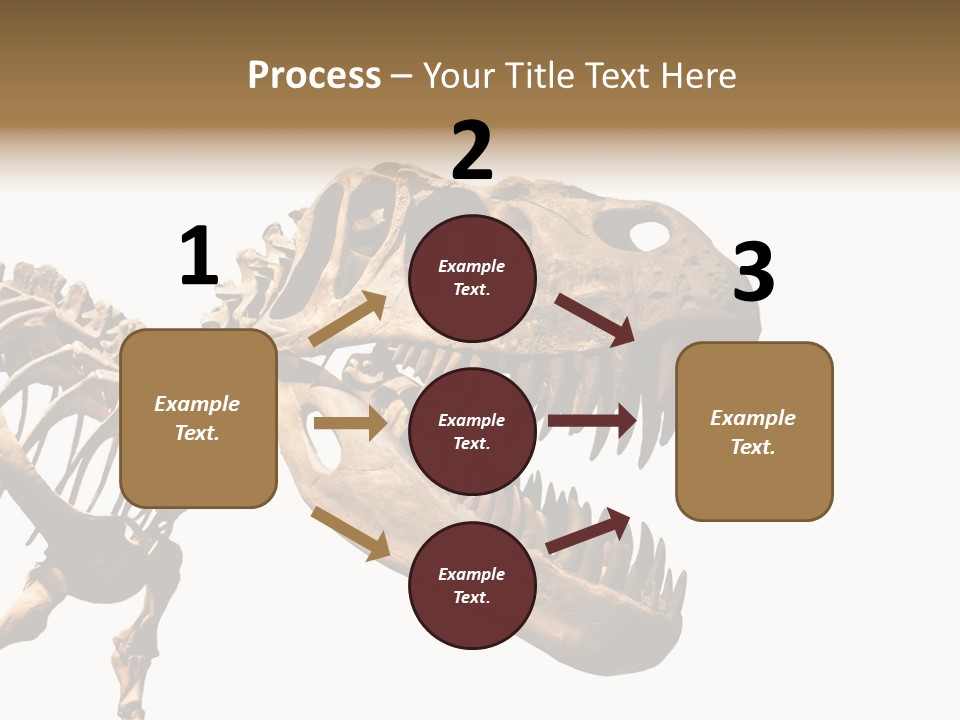 Red Museum Stone PowerPoint Template
