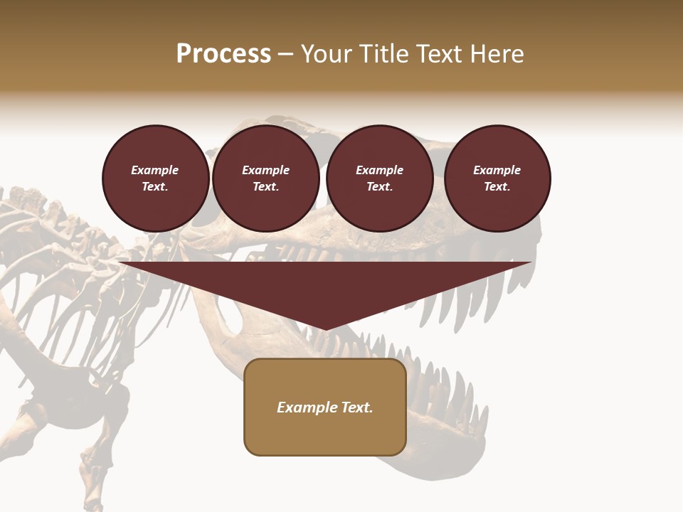 Red Museum Stone PowerPoint Template