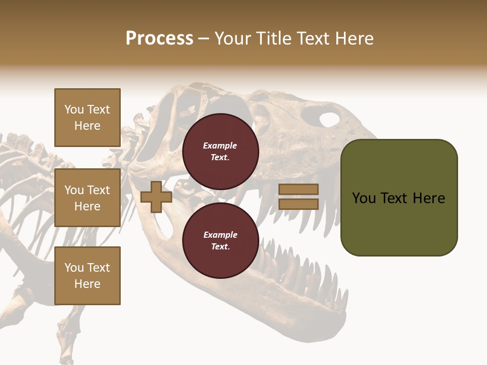 Red Museum Stone PowerPoint Template