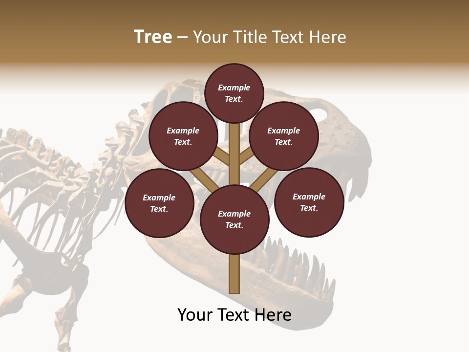 Red Museum Stone PowerPoint Template