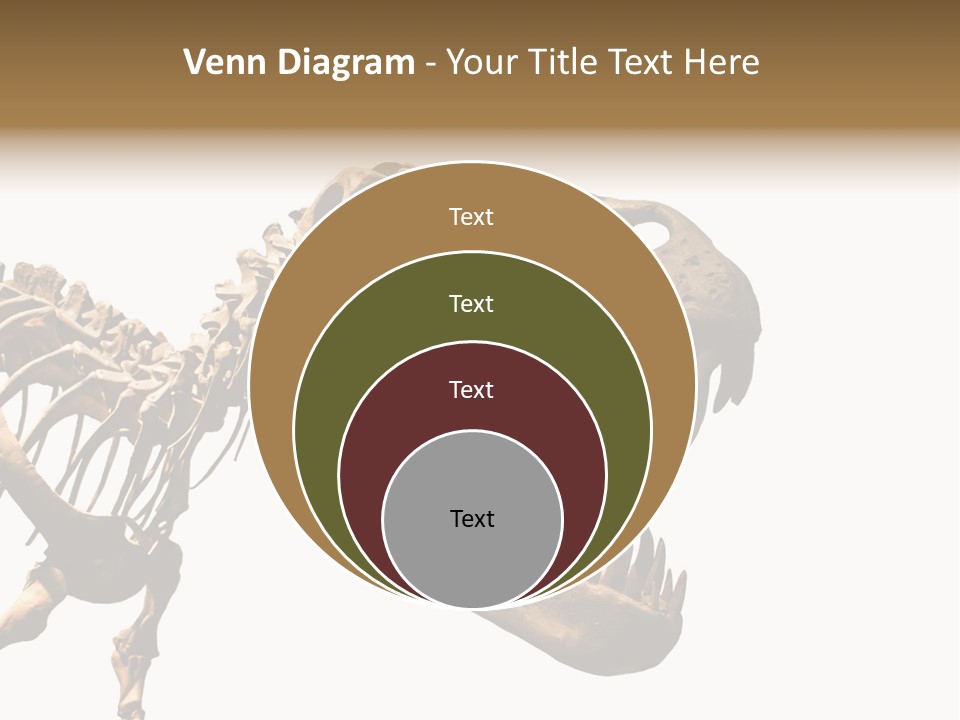 Red Museum Stone PowerPoint Template