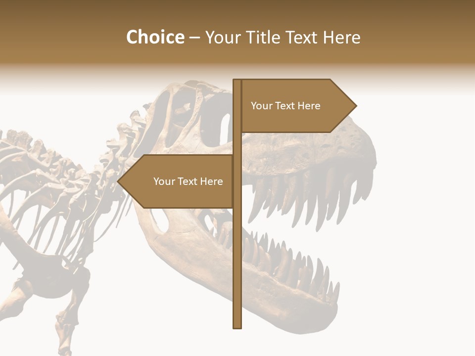 Red Museum Stone PowerPoint Template