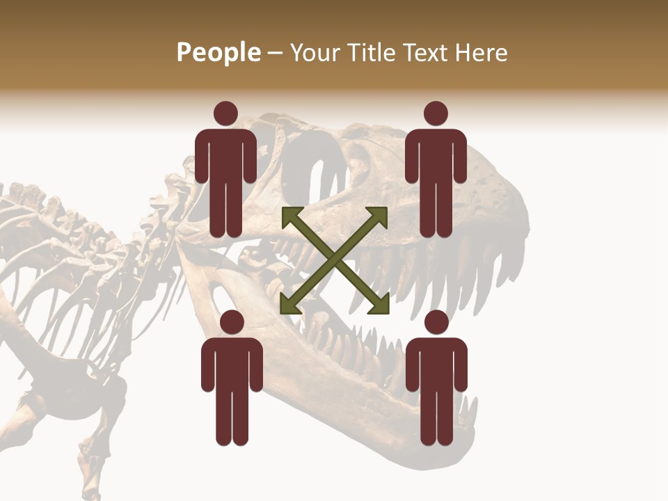 Red Museum Stone PowerPoint Template