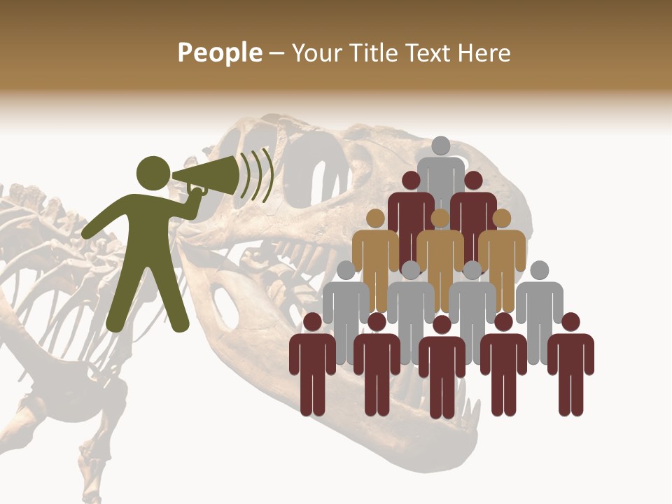 Red Museum Stone PowerPoint Template