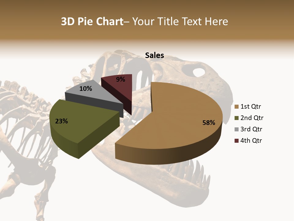 Red Museum Stone PowerPoint Template