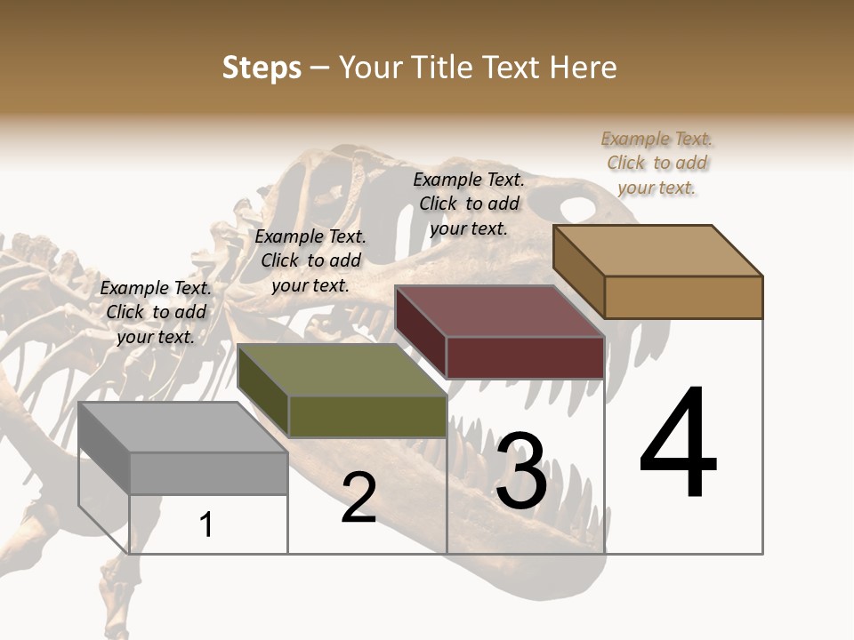 Red Museum Stone PowerPoint Template