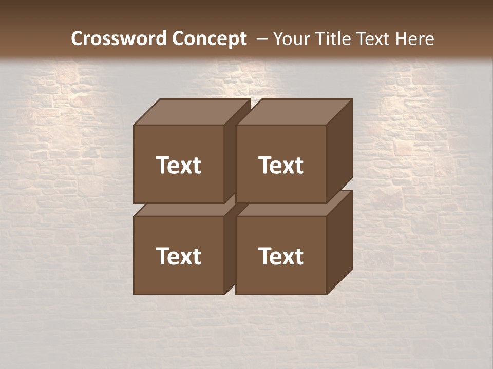 Vintage Texture Cracks PowerPoint Template