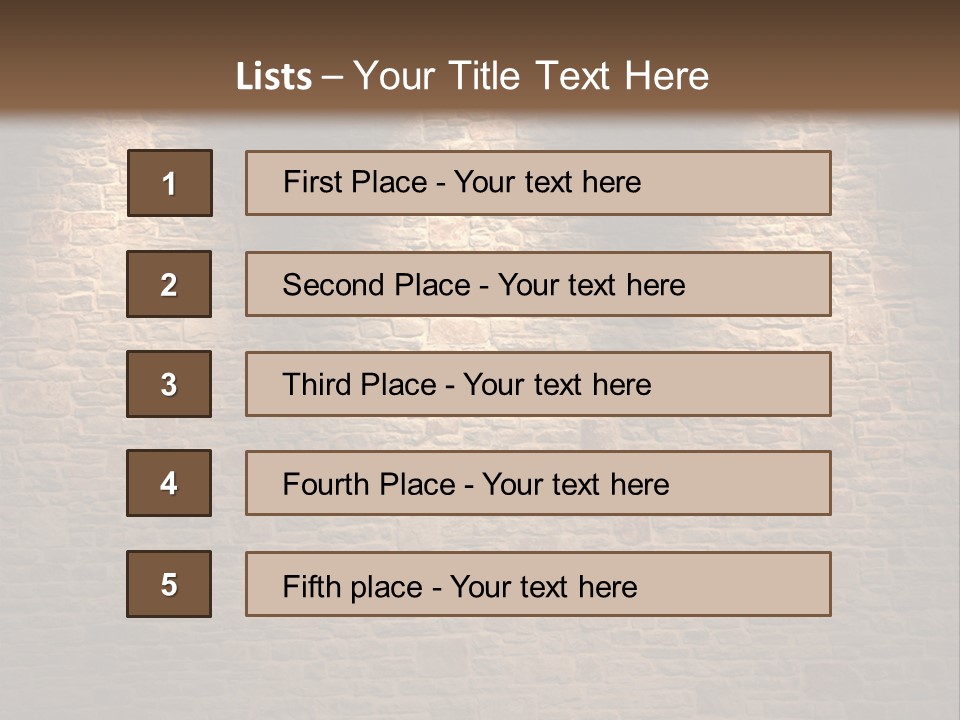 Vintage Texture Cracks PowerPoint Template