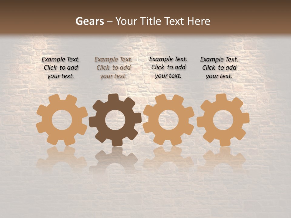 Vintage Texture Cracks PowerPoint Template