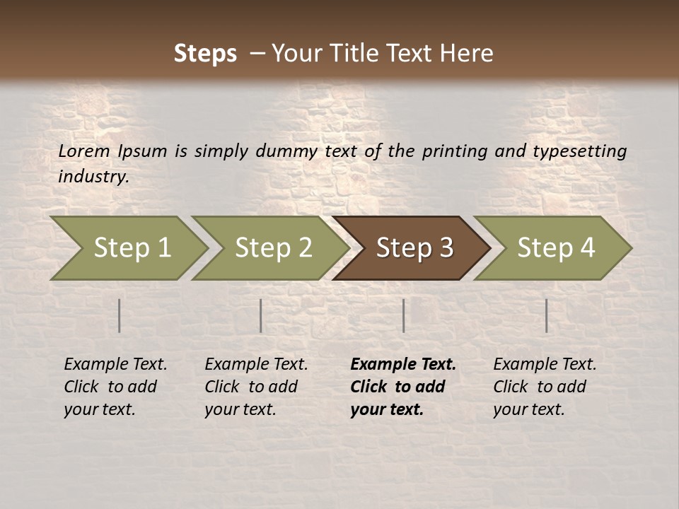 Vintage Texture Cracks PowerPoint Template