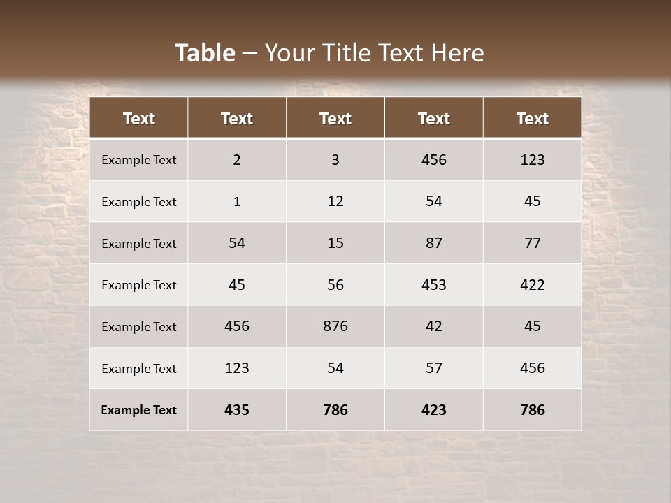Vintage Texture Cracks PowerPoint Template