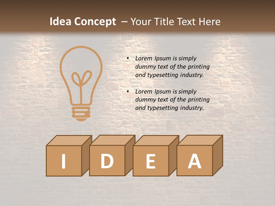 Vintage Texture Cracks PowerPoint Template