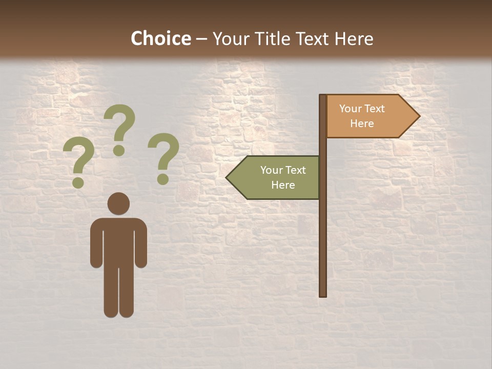 Vintage Texture Cracks PowerPoint Template