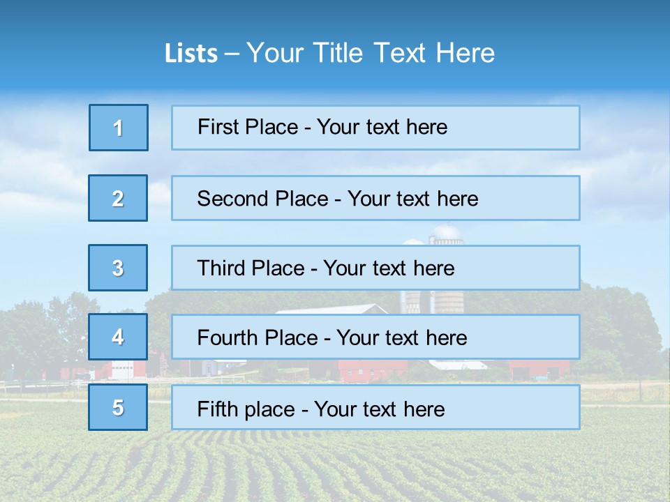 Grass Country Land PowerPoint Template