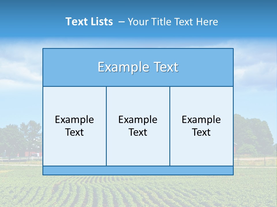 Grass Country Land PowerPoint Template