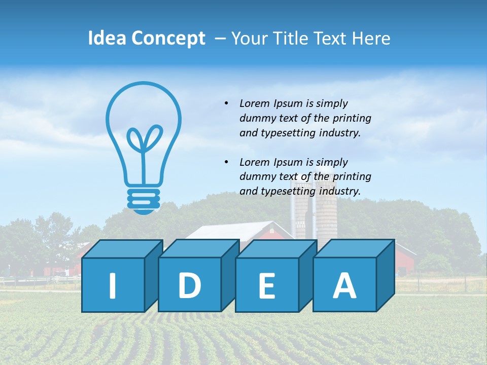 Grass Country Land PowerPoint Template