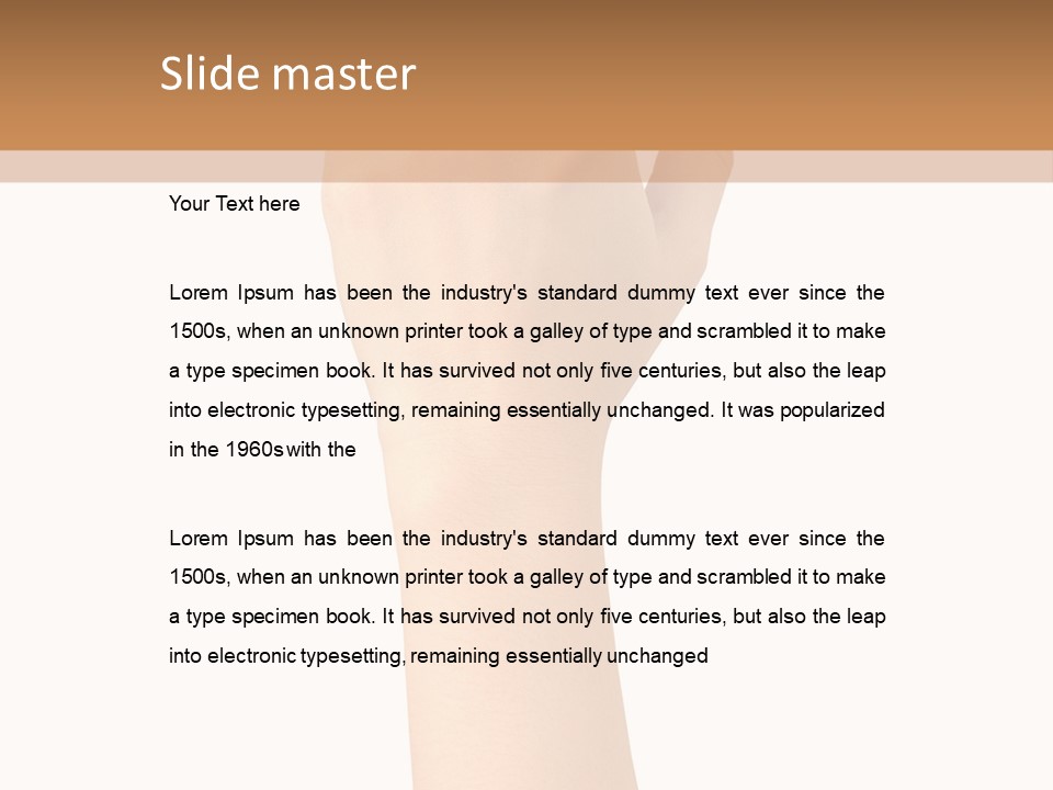 Computer Press Button PowerPoint Template
