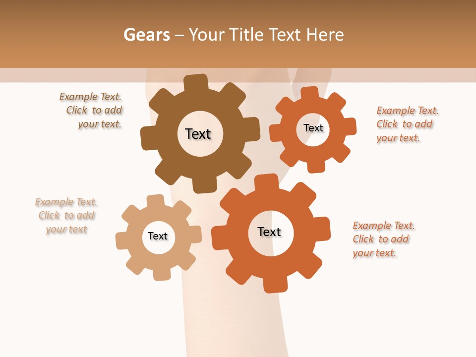 Computer Press Button PowerPoint Template