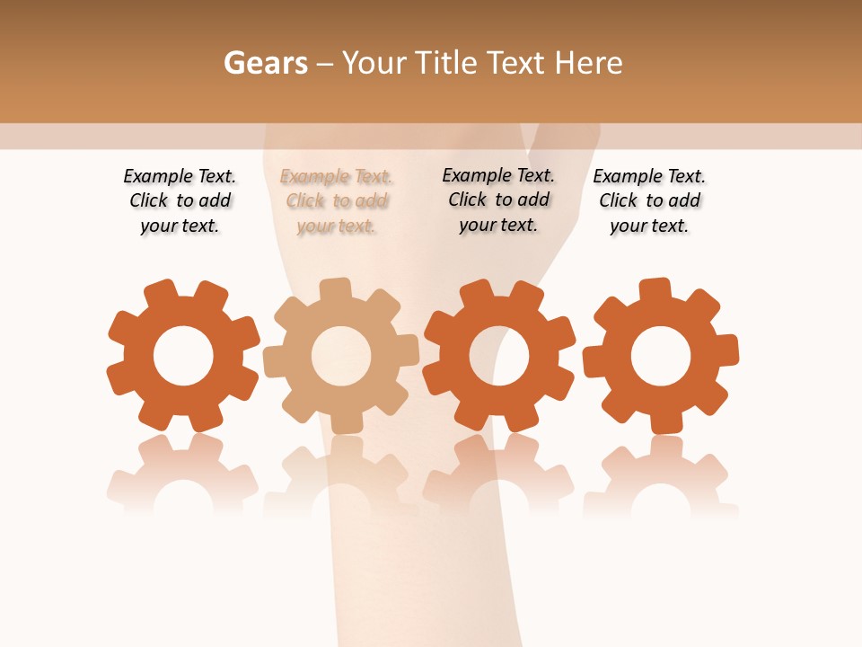 Computer Press Button PowerPoint Template