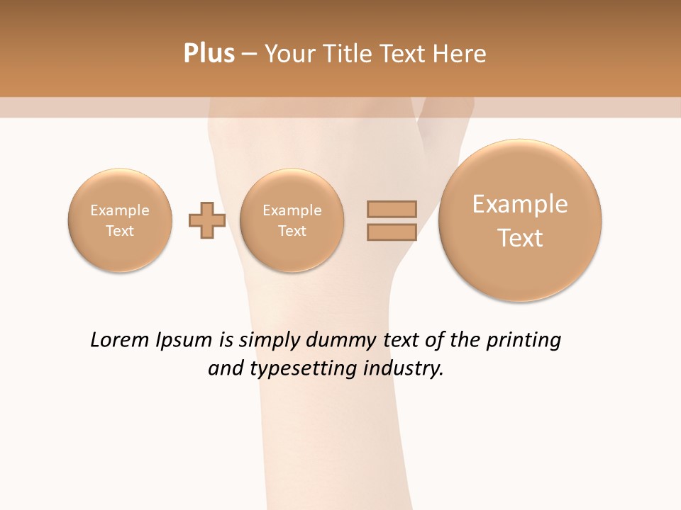 Computer Press Button PowerPoint Template