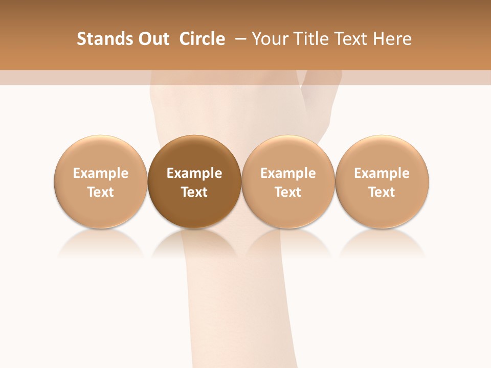 Computer Press Button PowerPoint Template