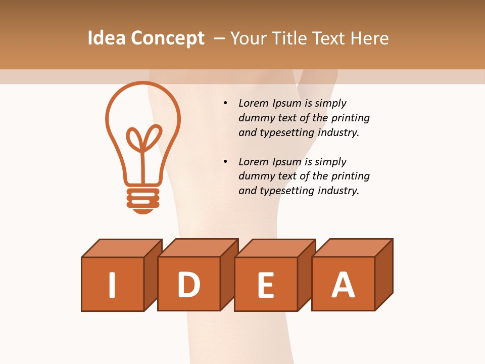Computer Press Button PowerPoint Template