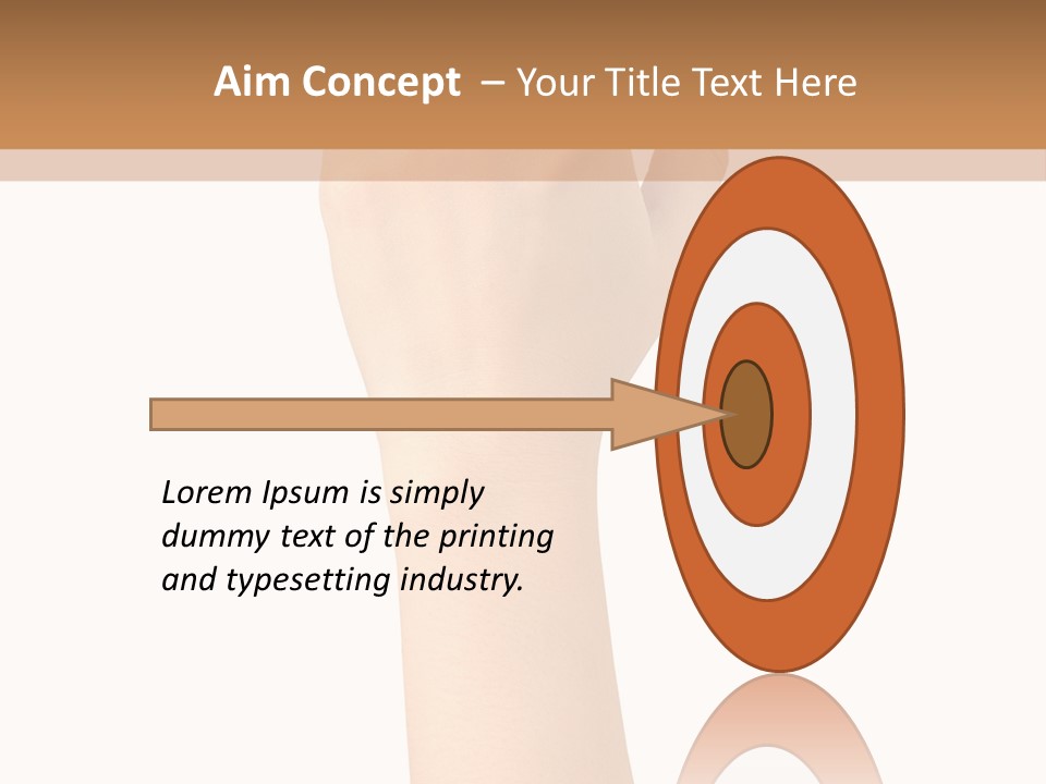 Computer Press Button PowerPoint Template