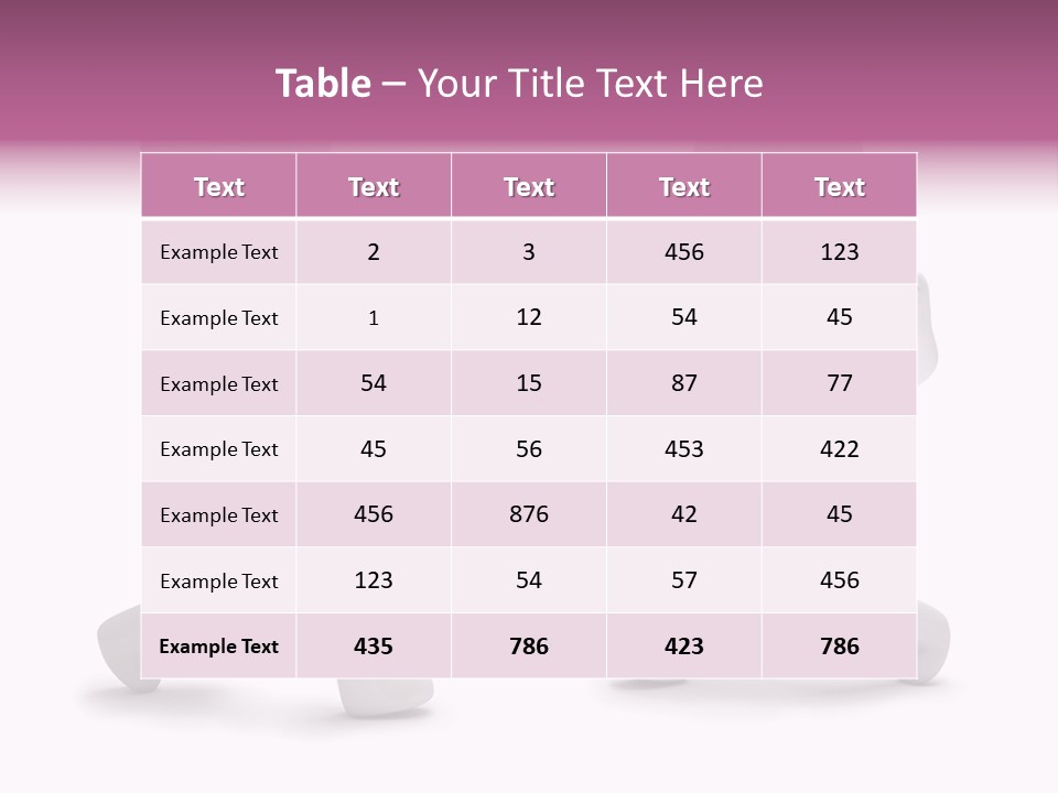 Eraser People Yellow PowerPoint Template