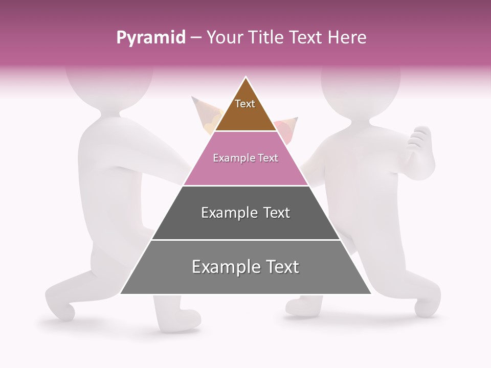 Eraser People Yellow PowerPoint Template