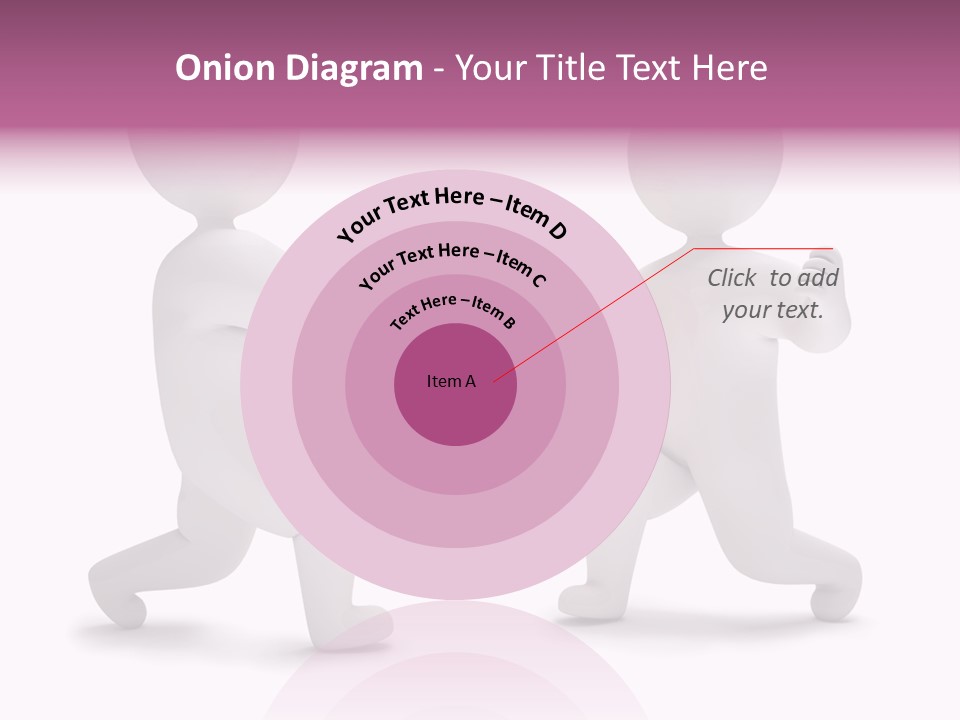 Eraser People Yellow PowerPoint Template
