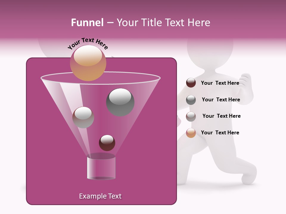 Eraser People Yellow PowerPoint Template