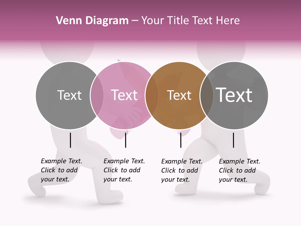 Eraser People Yellow PowerPoint Template