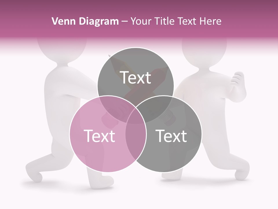 Eraser People Yellow PowerPoint Template