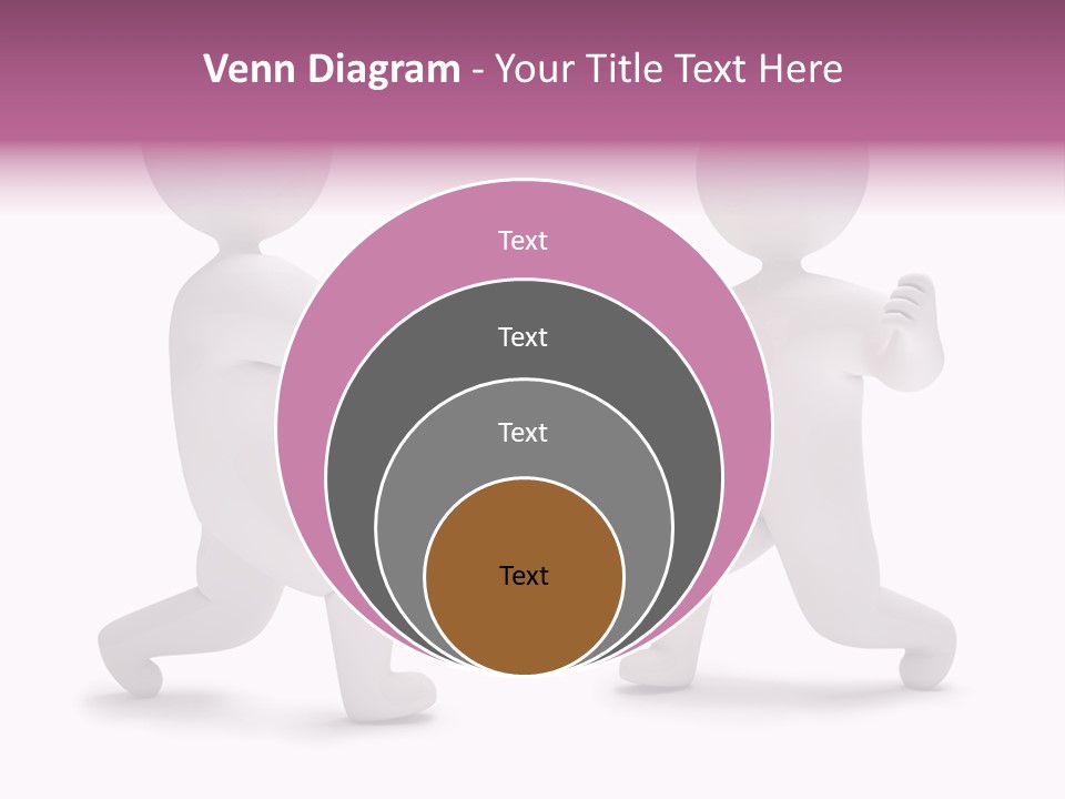 Eraser People Yellow PowerPoint Template